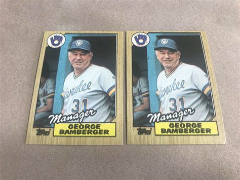 Topps George Bamberger For Sale Online Ebay