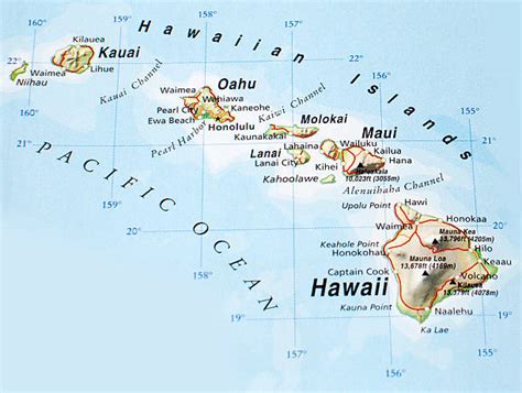 Hawaii Map Stock Photos Pictures And Royalty Free Images Istock