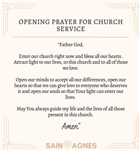 7 Short Opening Prayers For Worship Service With Images