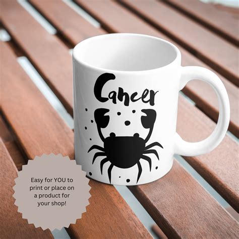 Cancer Sign Svg And Png Cancer Zodiac Svg Zodiac Signs Etsy