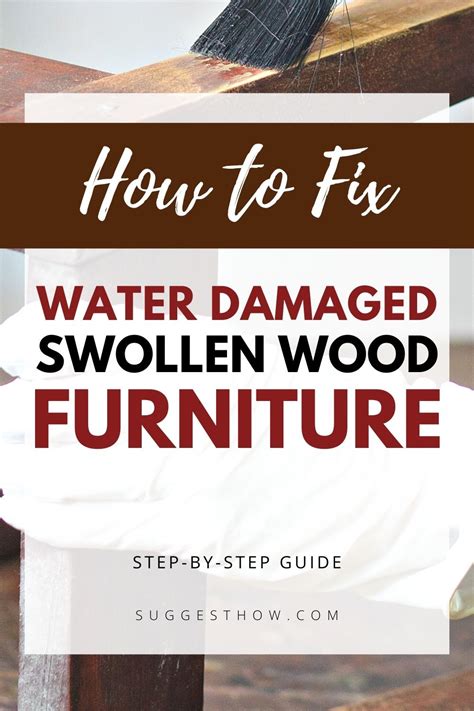 How To Fix Water Damaged Swollen Wood Furniture