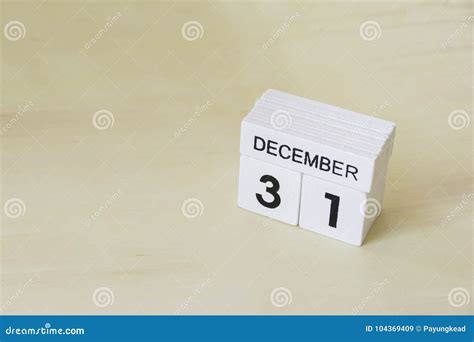 Wooden Cube Calendar On Wood Stock Image Image Of Event Empty 104369409