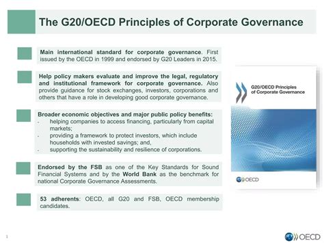 Revised G Oecd Principles Of Corporate Governance Ppt