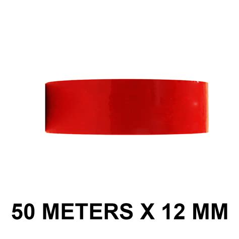 Buy Vcr Red Color Tape Meters In Length Mm Width