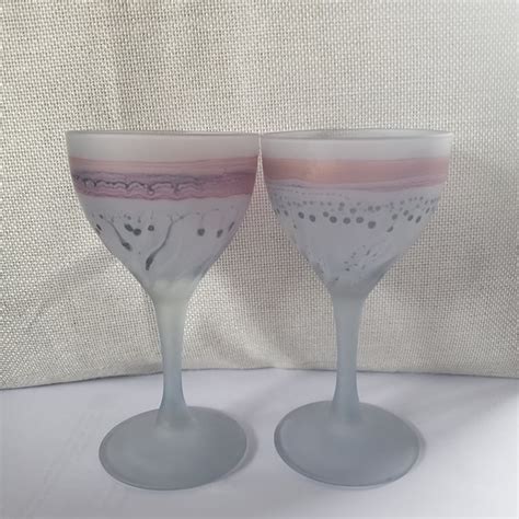 Pink Goblets Etsy