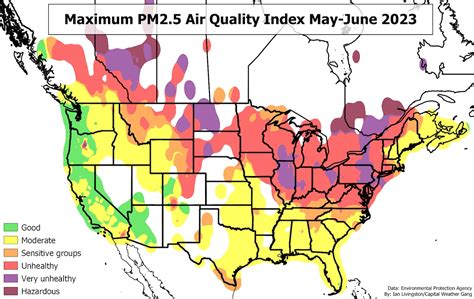 This year's bad smoke pollution in the U.S. in maps and charts - The ...