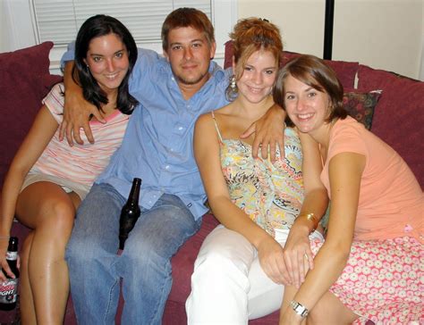 sexy college girls pics three sexy college girls and one lucky guy at a party