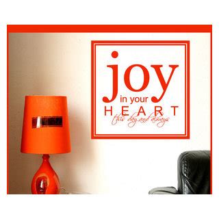 Joy In Your Heart Vinyl Wall Decal In Traditional Wall Decals