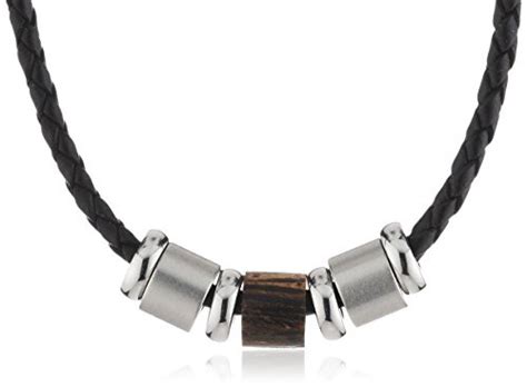 Zeeme Stainless Steel Unisex Kette mit Anhänger Edelstahl geflochtenes