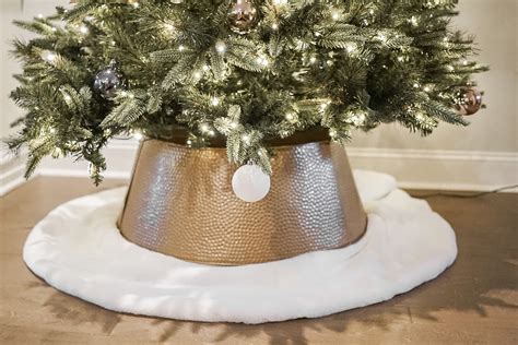 Christmas Tree Collar Hack How To Make Your Tree Collar Touch The