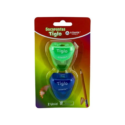 Sacapunta Pl Stico Con Dep Sito Simple Blister Unid Tiglo Atlantik