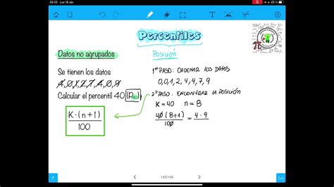 Percentiles Datos No Agrupados YouTube