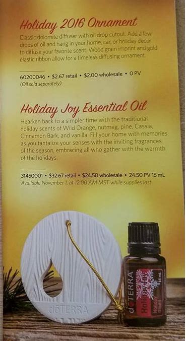 Doterra Has A Oil Diffused Ornament For 2 Wholesale And Holiday Joy