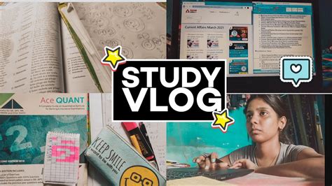 Study Vlog A Real Day In Life Of A Banking Aspirant Study With Me