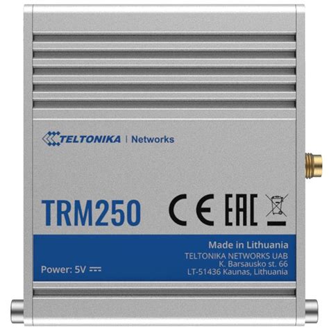 Teltonika Trm Industrial Cellular Modem With Multiple Lpwan