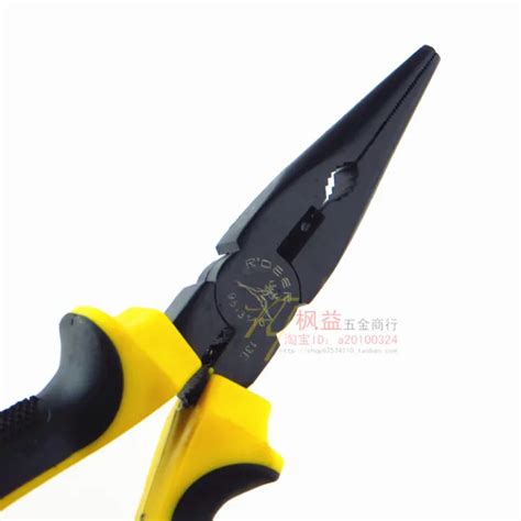 Flying Deer Tool Black Nickel Iron Alloy Pointed Pliers 6 Inch 8 Inch