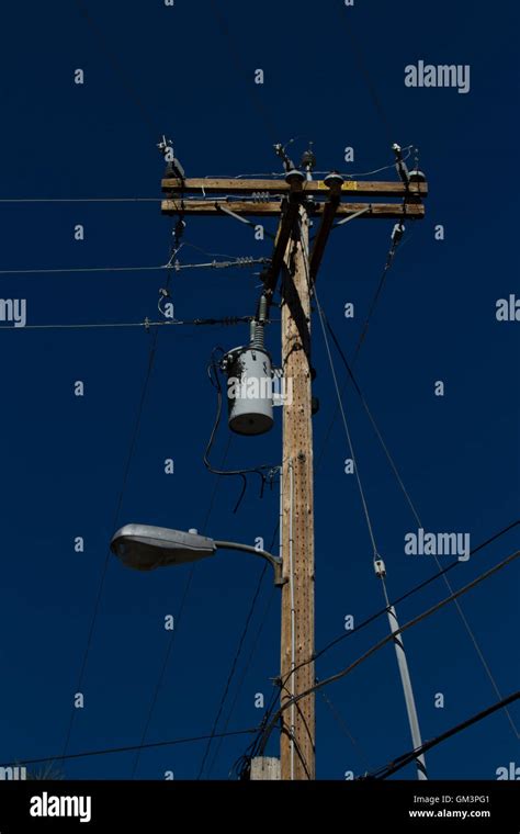 Power lines. California. USA Stock Photo - Alamy