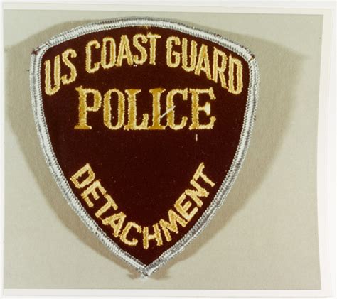 Nh 88210 Kn Insignia U S Coast Guard Police Detachment