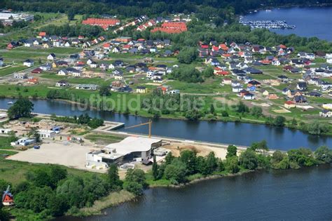 Werder Havel von oben Baustelle zum Neubau der BlütenTherme Werder