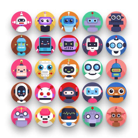 Top 99 robot avatar icon đang gây sốt trên mạng