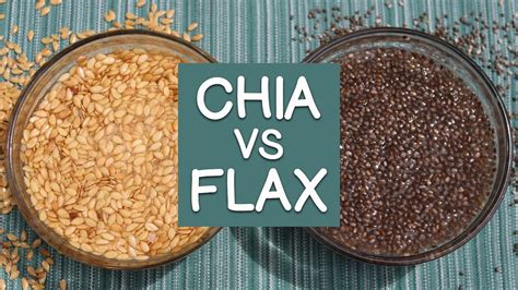 Benefits Of Chia Seeds Vs Flax Seeds Which Is Better Youtube