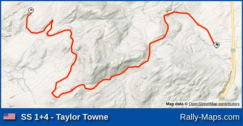 Ss 14 Taylor Towne Stage Map Wild West Pro Rally 1998 🌍 Rally