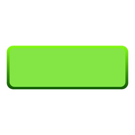 Premium Vector | Green button icon Flat illustration of green button ...