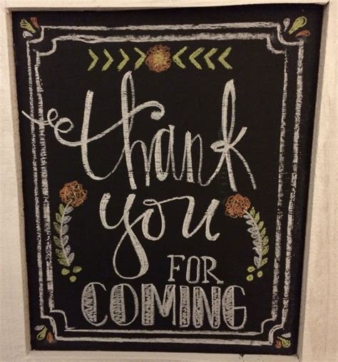 Thank You Chalkboard Art Quotes Chalkboard Quote Art Chalkboard