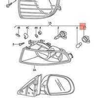 GENUINE VW POLO PASSAT SKODA FABIA SUPERB BULB HOLDER FOR DAY LIGHT ...