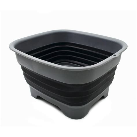 Sammart 91l 24gallon Collapsible Dishpan With Draining Plug