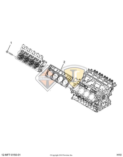 1899236C92 By Navistar International GASKET KIT CYLINDER HEAD