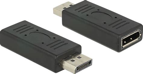 DELOCK 65691: Adapter Displayport 1.2 male > Displayport female port saver at reichelt elektronik