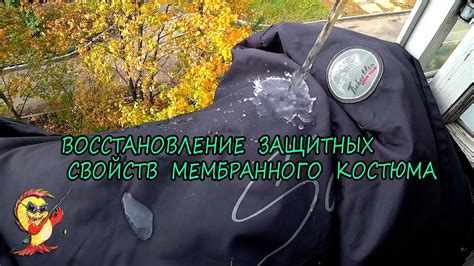 ВОССТАНОВЛЕНИЕ ЗАЩИТНЫХ СВОЙСТВ МЕМБРАННОГО КОСТЮМА. Часть вторая ...