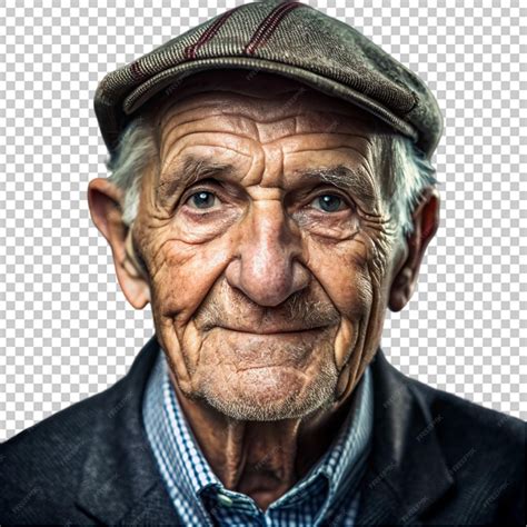 Premium Psd A Portrait Old Construction Worker