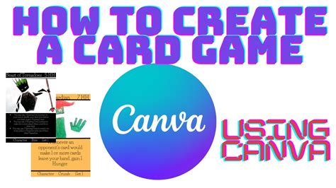 How To Create A Trading Card On Canva Youtube