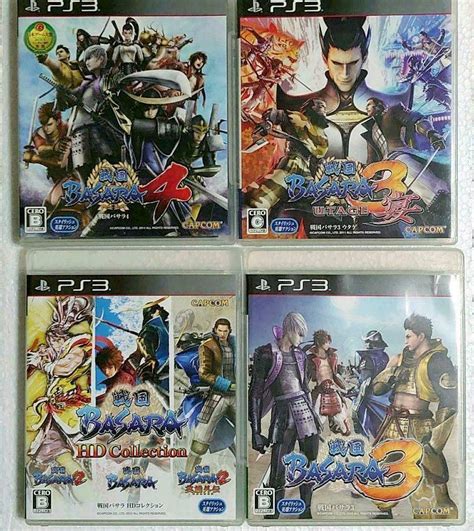 PS3 Sengoku Basara HD Collection 3 3 Utage 4 Game Set Japan