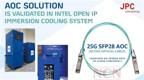 Jpc Connectivity Aoc Solution Is Approved By And Applied In Intel Open