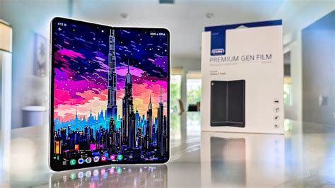 Samsung Galaxy Z Fold Whitestone Dome Premium Gen Film Install