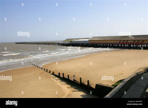 Walton on the Naze Pier, Essex Stock Photo, Royalty Free Image ...