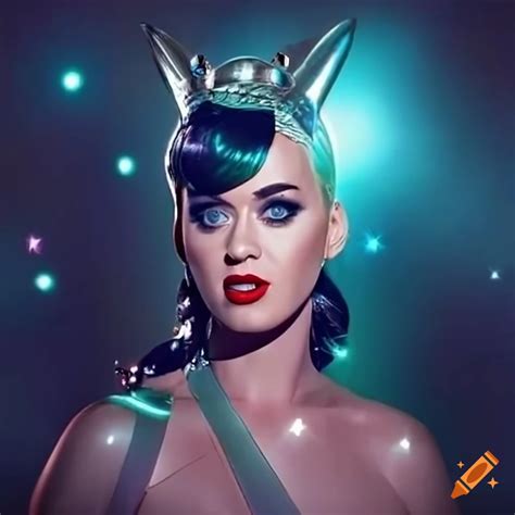 Katy Perry As A Space Valkyrie With A Laser Beam On Craiyon