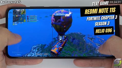 Xiaomi Redmi Note 11s Fortnite Gameplay Chapter 3 Season 3 Update GSM