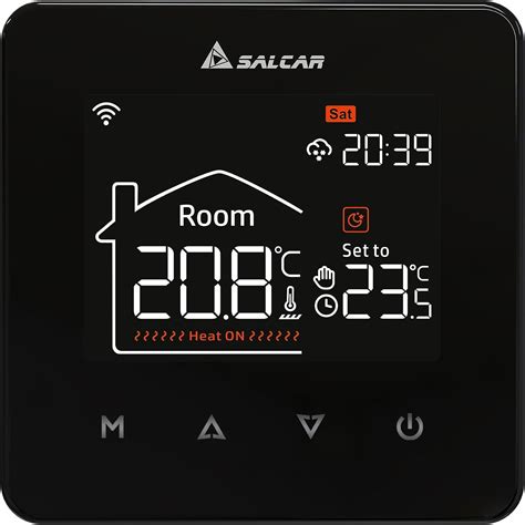 SALCAR Thermostat Connecté WiFi Chauffage au Sol Électrique 16A avec