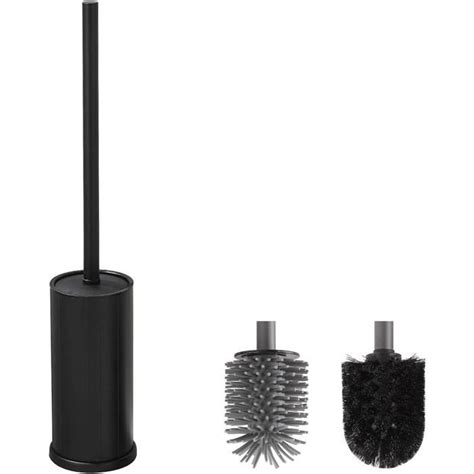 Li Brosse Wc Et Support Noire Brosse Wc Silicone Avec T Tes De Brosse