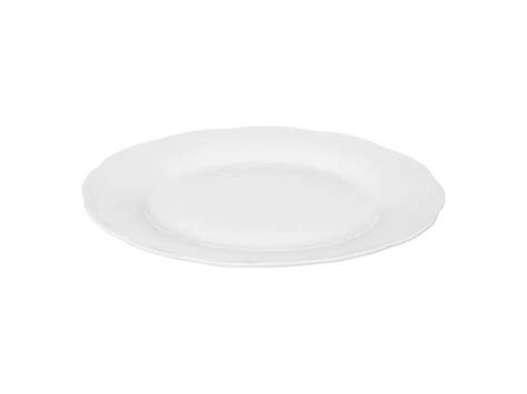 Lot De Assiettes Plate Alma Cm Blanc Conforama