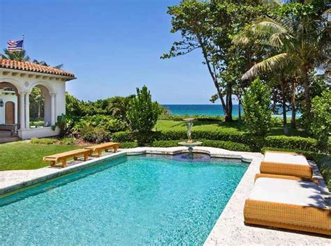 17 95 Million Mediterranean Oceanfront Mansion In Hillsboro Beach FL