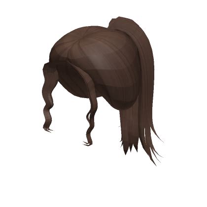 High Brown Wavy Bangs Ponytail Roblox Item Rolimon S