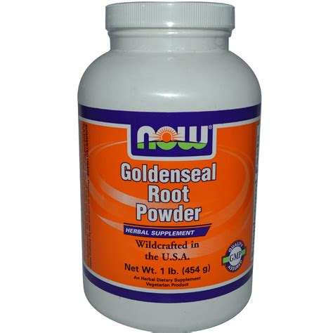 Now Foods Goldenseal Root Powder 1 Lb 454 G Iherb