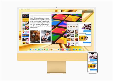 Apple 全新 M3 芯片为 24 英寸 Imac 提供强劲动力 Apple 中国大陆