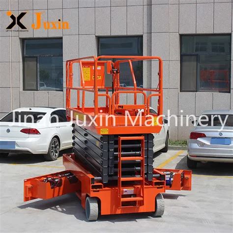 Hydraulic Wheel Alignment Lift Self Propelled Scissor Lift Aerial