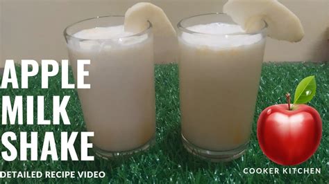 Apple milkshake ஆபபள மலக ஷக Apple Milk Shake In Tamil